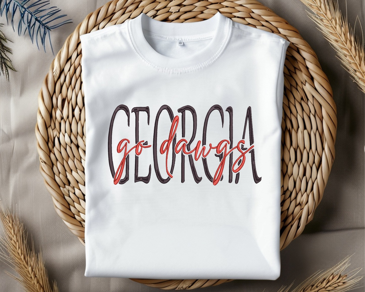 Go Dawgs Embroidery