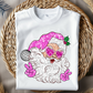 Santa Faux Glitter PNG