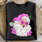Santa Faux Glitter PNG