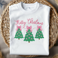 Merry Christmas Trio Embroidery File