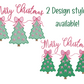 Merry Christmas Trio Embroidery File