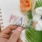 Prayer Warrior, Christian Clear Vinyl Sticker