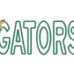 Gators Motif Embroidery Font