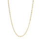 WJW - 18K Gold PVD Stainless Steel Flat Oval Loop Chain: 18" / 2mm