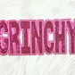 Scratch Decor - Grinchy Sequin On Glitter Iron-on Patch: Green