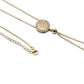 Engraved Tassel Necklace