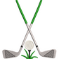 Golf Embroidery Design